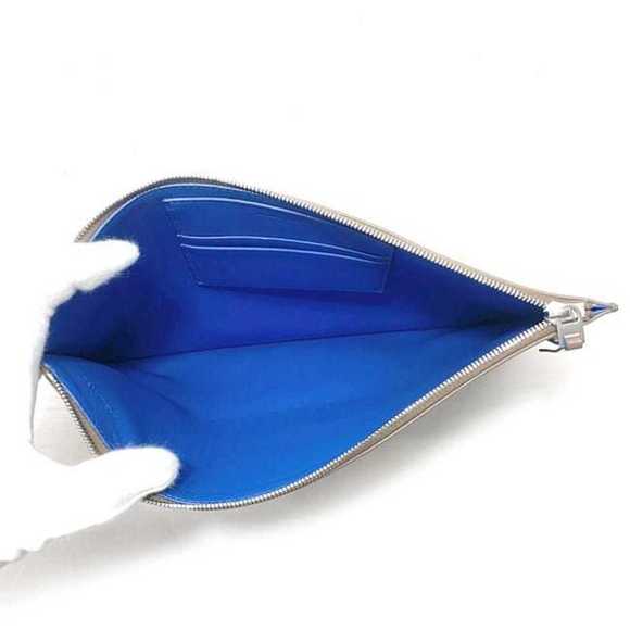 Celine clutch bag brown pouch patent leather CELINE punching 103713AB4 07OC C... - Picture 6 of 10